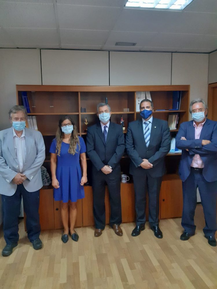 Reunión con el director general de protección civil y emergencias del ministerio de interior