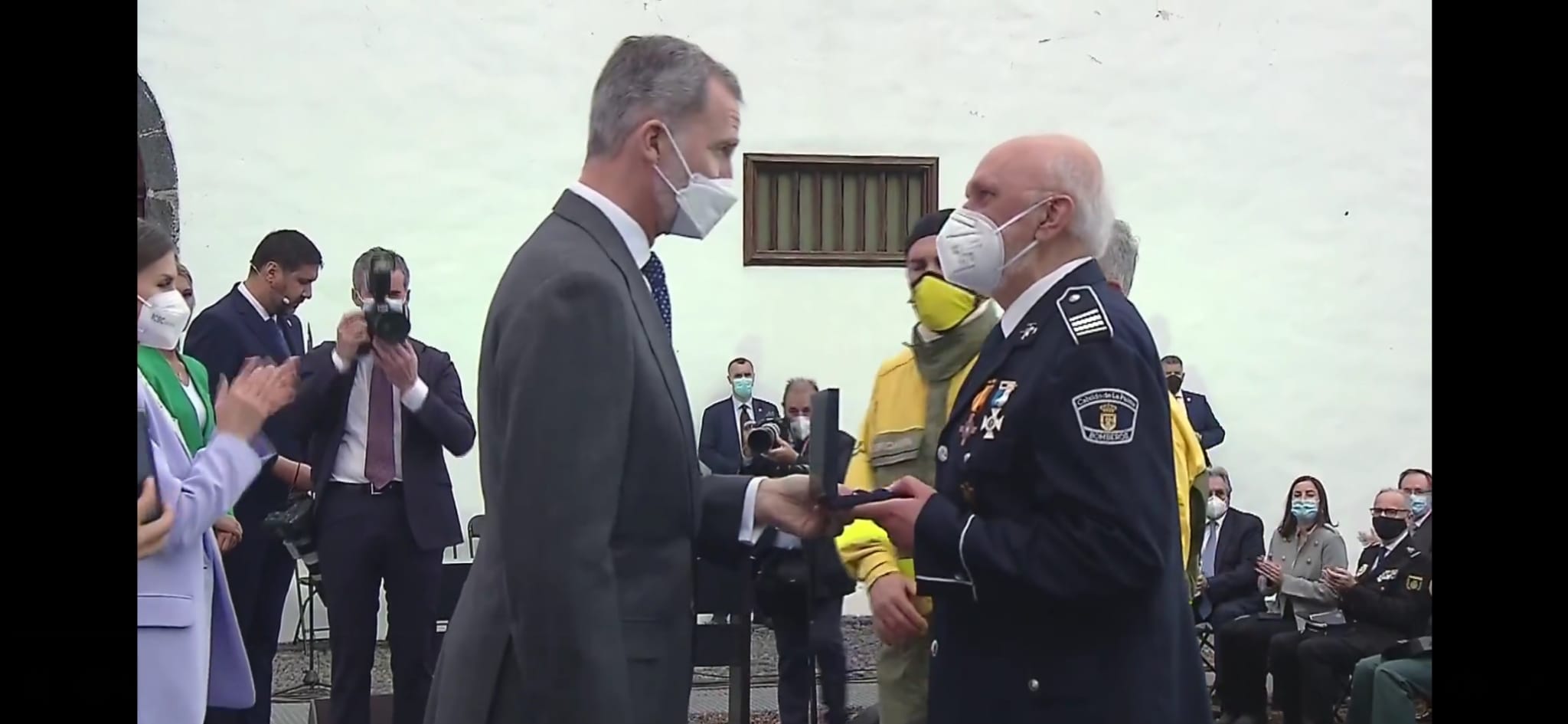 MEDALLA AL MÉRITO DE LA PROTECCIÓN CIVIL BOMBEROS LA PALMA