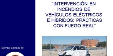 ABIERTO PLAZO INSCRIPCIÓN ´JORNADA INTERVENCIÓN EN INCENDIOS DE VEHÍCULOS ELÉCTRICOS E HÍBRIDOS´