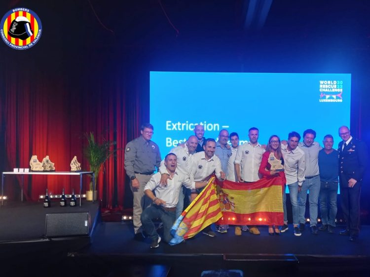 EL EQUIPO DEL PARQUE DE BOMBEROS DE GANDÍA CAMPEÓN DEL MUNDO EN EL WORLD RESCUE CHALLENGE