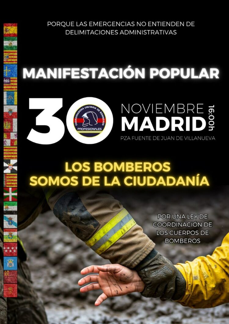 APOYO DE ASELF A LA MANIFESTACIÓN ´POR UNA LEY MARCO DE BOMBEROS´